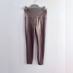 Athleta Metallic Bronze Leggings